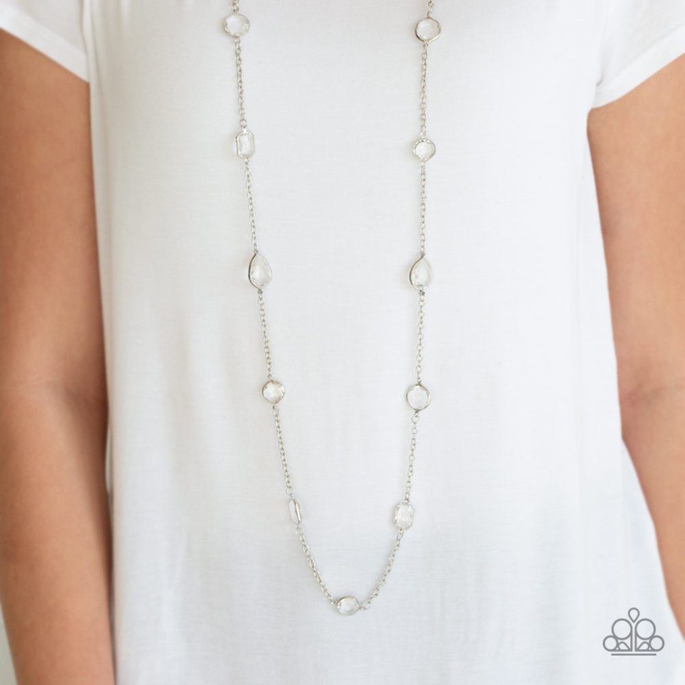 Glassy Glamorous - White